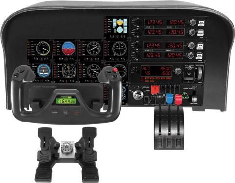 🧑‍✈️ Logitech G Saitek Pro Flight Multi Panel, Autopilot Controller für 64,90€ (statt 79€)