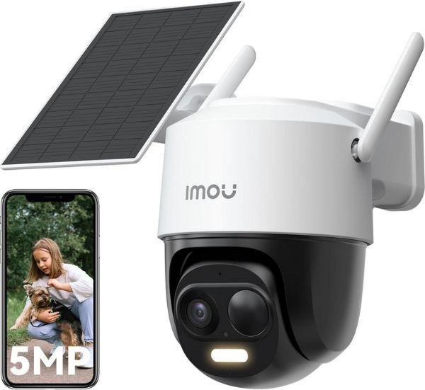 🎥 Imou 3K/5MP 360° Solar Überwachungskamera mit Panel für 69,99€ (statt 90€)