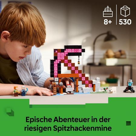 🧱 LEGO 21277 Minecraft Die Spitzhackenmine für 32,99€ (statt 39€)