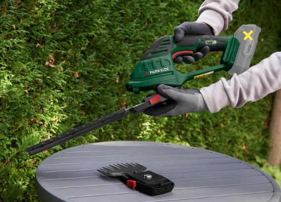 🏡 Parkside PAGS 20 Li A1 20 V 2 in 1 Akku Gras  & Strauchschere für 43,94€ (statt 55€)