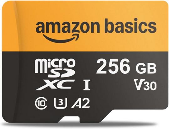 💾 Amazon Basics microSDXC Karte mit Adapter, 256GB für 16,99€ (statt 21€)