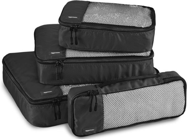 🧳 4er Set Amazon Basics Packwürfel für Koffer für 14,91€ (statt 21€)