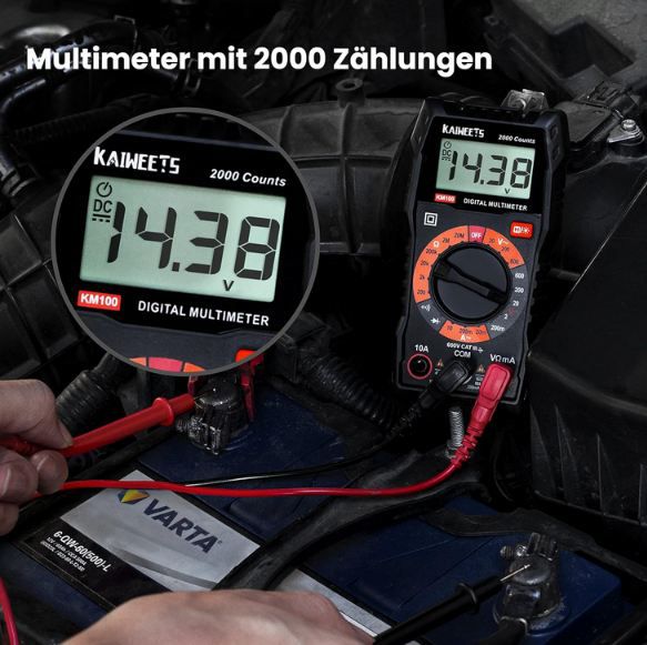 🔌 Kaiweets KM100 Digital Multimeter für 8,88€ (statt 15€)