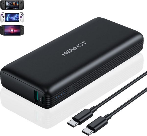 🔋 HenHot USB C & A Powerbank mit 65W, 20.000 mAh für 24,99€ (statt 50€)