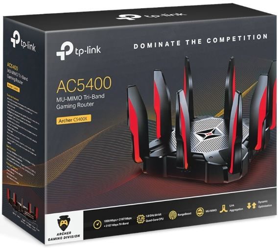 🛜 TP Link Archer C5400X Tri Band Router mit bis zu 4.300 Mbit/s für 129,99€ (statt 192€)