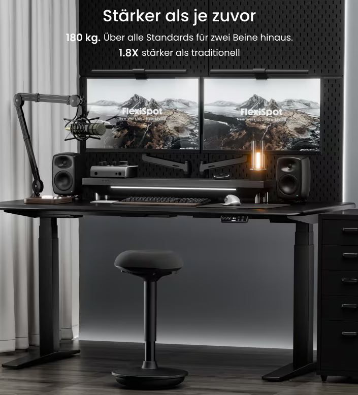 📋 Flexispot E7 Flow All in One Höhenverstellbarer Schreibtisch für 529,99€ (statt 750€)
