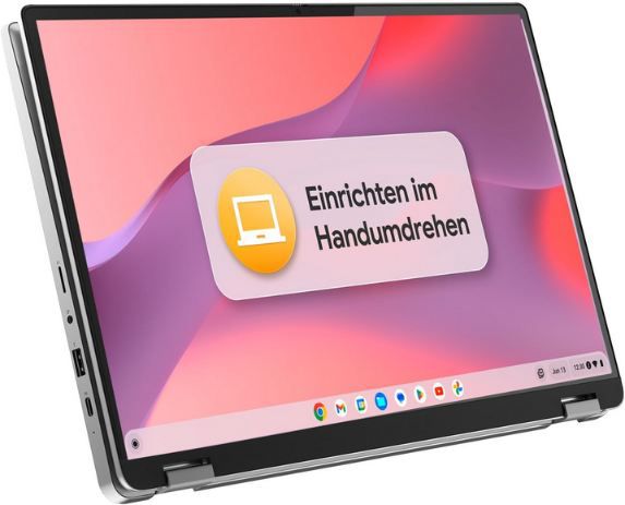 💻 Lenovo Chromebook IdeaPad Flex 3 15,6 Convertible Laptop für 289,99€ (statt 479€)