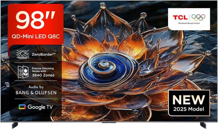 📺 TCL 98Q8C 98 4K HDR QD Mini LED TV mit 144Hz für 2.804€ (statt 3.457€)