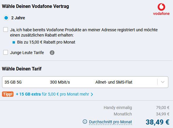 🔥 OnePlus 13 (512GB) für 79€ + Vodafone Flat 35GB für 34,99€ mtl. + 100€ Bonus