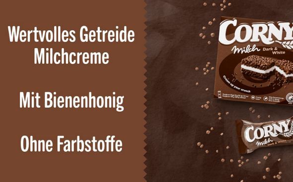 🍫 100er Pack Corny Milch Dark & White Müsliriegel ab 36€ (statt 57€)