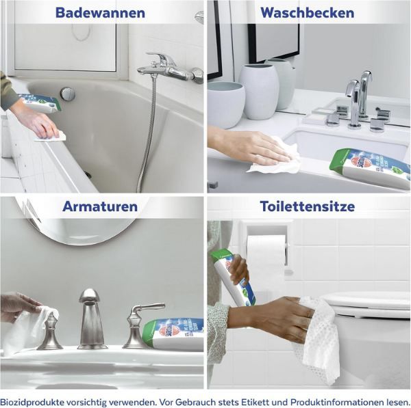 🚽 6 x 60er Pack Sagrotan WC Reinigungstücher ab 15€ (statt 23€)