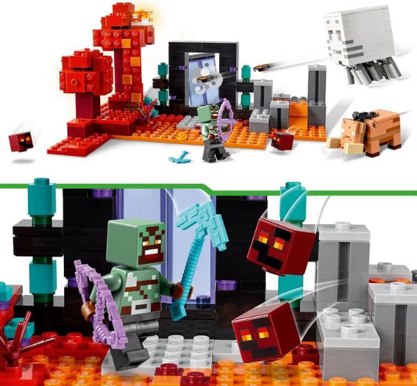 🧱 LEGO 21255 Minecraft Hinterhalt am Netherportal für 23,15€ (statt 29€)