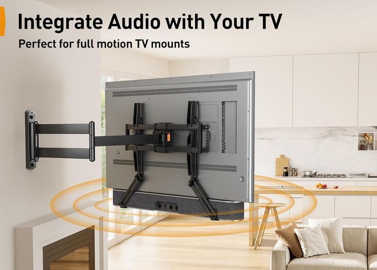 📺 Perlegear PGSM04B Universal Soundbar Halterung für 13,99€ (statt 28€)