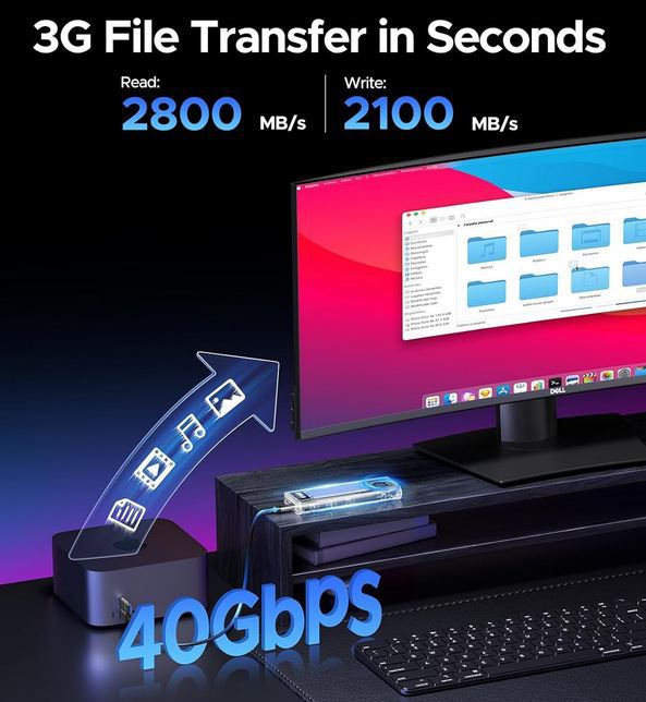 💾 ORICO NVMe SSD Gehäuse mit Lüfter für 49,99€ (statt 100€)