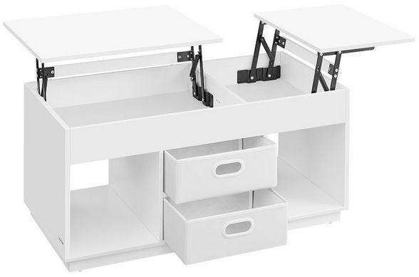 Vasagle Couchtisch mit aufklappbaren Tischplatten für 63,99€ (statt 90€)