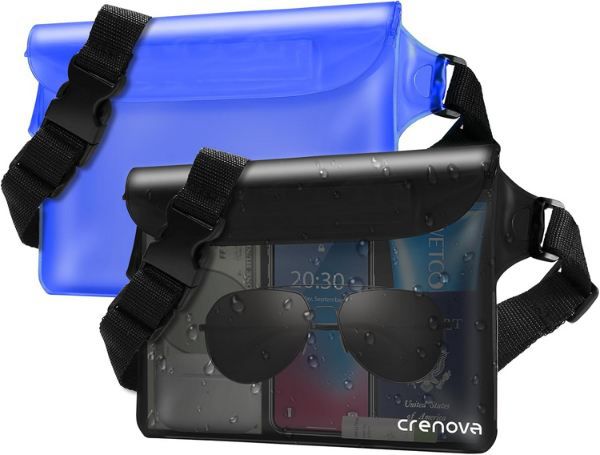 🏊‍♀️ 2er Pack Crenova Wasserdichte Bauchtaschen für 6,99€ (statt 10€)