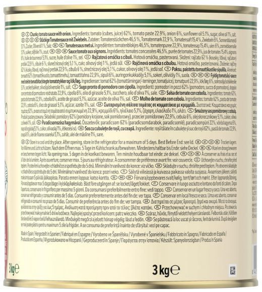 🍝 3Kg Dose BUITONI Professional Sugo di Pomodoro Rustico ab 13,82€ (statt 17€)