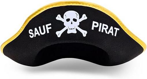 🎉 Perfekt für die Party! 🏴‍☠️ Spielferkel Sauf Pirat   Piratenhut für 12,99€