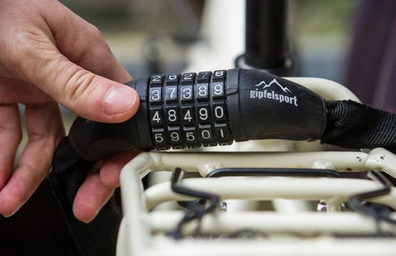 🔐 Gipfelsport Fahrradkettenschloss mit Zahlenkombination, 90cm für 6,31€ (statt 10€)