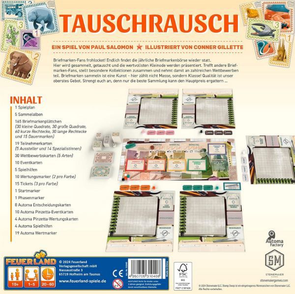 🎲 Feuerland Spiele   Tauschrausch Familienspiel für 17,26€ (statt 34€)