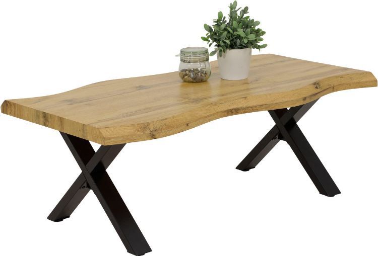 🍽️ HELA Couchtisch Gerd in Baumkantenoptik, 110x60x42cm für 71,77€ (statt 84€)