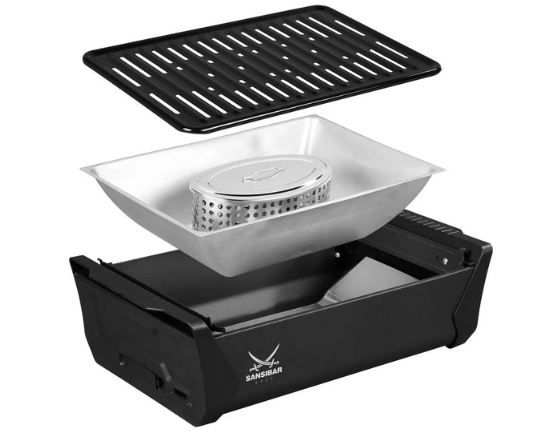 🥩 Sansibar Holzkohlegrill mit Aktivbelüftung für 35,94€ (statt 47€)
