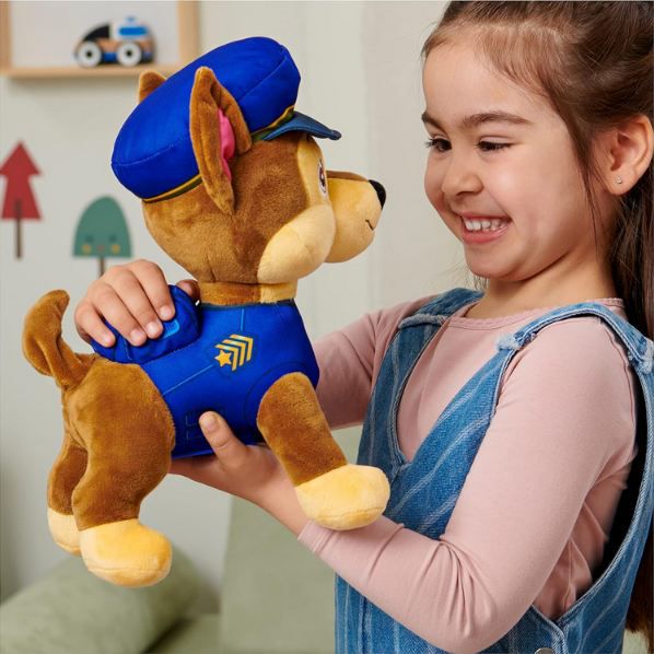 🐶 Paw Patrol Chase Interaktives Plüschtier, ca. 32cm für 19,57€ (statt 30€)