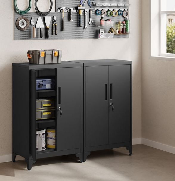 Songmics Aktenschrank mit 2 Türen aus Stahl für 63,99€ (statt 82€)