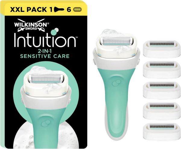 🪒 Wilkinson Sword Intuition Sensitive Care + 6 Rasierklingen ab 9,84€ (statt 17€)