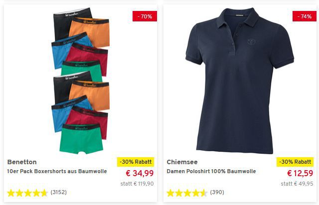 🔥 Vorteilshop End of Season Sale + 30% Extra Rabatt ab 35€ + Gratis Versand!