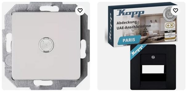 💡🔌 50% Rabatt ab 3 Artikeln auf Kopp Schalter, Steckdosen und mehr