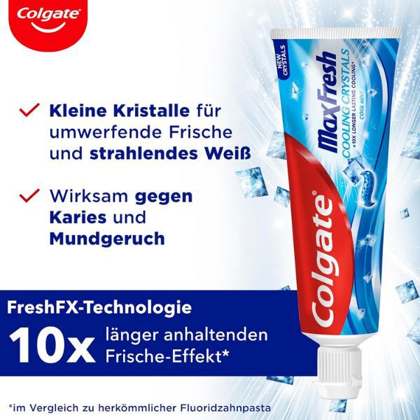 🪥 12er Pack Colgate Max Fresh Cooling Crystals Zahnpasta ab 17,68€ (statt 23€)