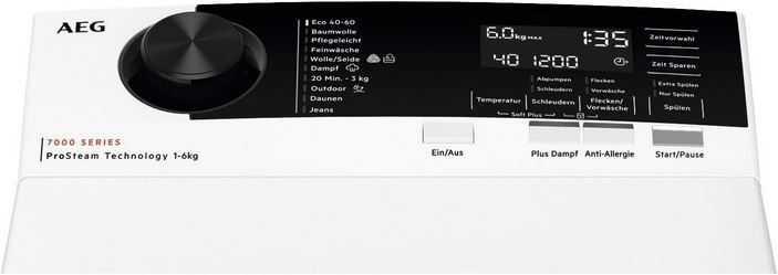 🫧 AEG LTR7A70260 Toplader Waschmaschine, 6kg für 599€ (statt 718€)