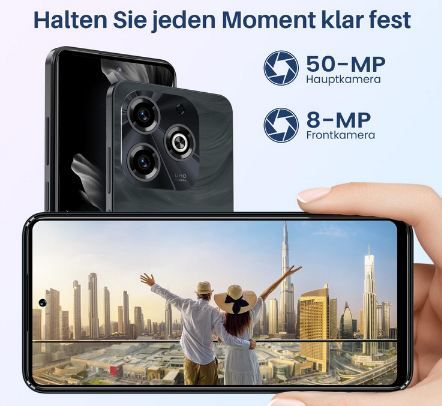 📱 Lagenio A11 Pro Android 15 Smartphone mit HD+ Display für 137,99€ (statt 230€)