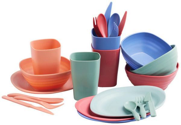 Preisfehler? 🔥 Mömax Pop Up Mushroom Multicolor Picknickset , 24 tlg. für 1€ (statt 25€)