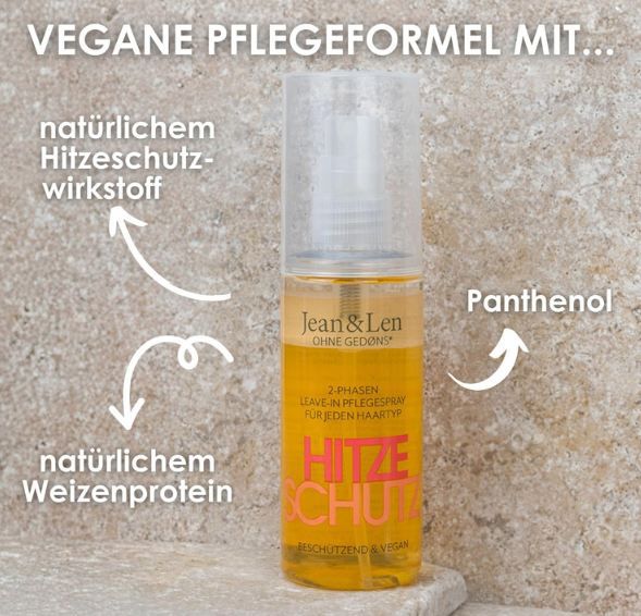 🪮 Jean & Len Hitzeschutz 2 Phasen Leave In Spray ab 2,24€ (statt 4€)