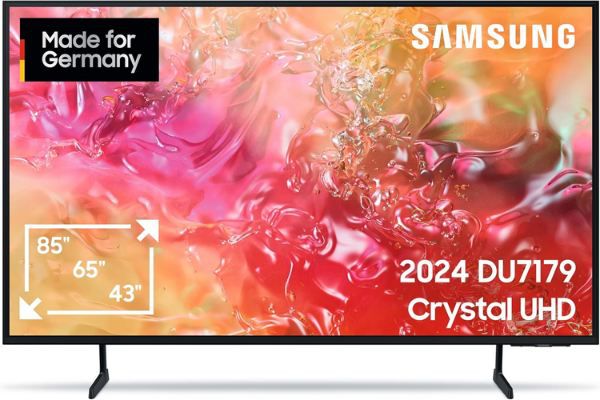 📺 Samsung DU7179 Crystal 65 4K UHD TV mit PurColor für 509€ (statt 569€)