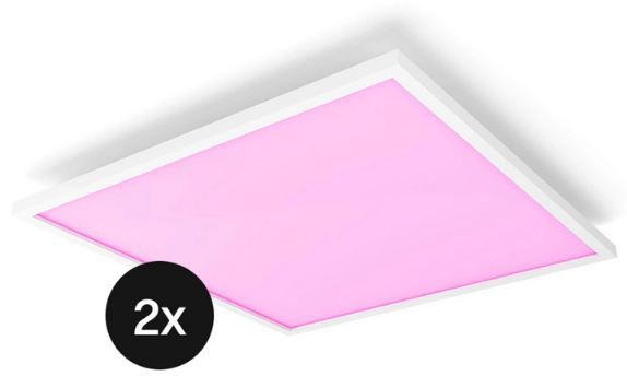 💡 2er Set Philips Hue White & Color Ambiance Surimu Panel, 60 x 60cm für 369,95€ (statt 453€)