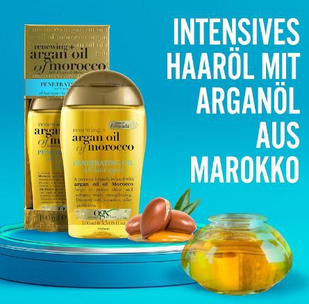 🪮 OGX Renewing + Argan Oil of Morocco Haaröl ab 5,15€ (statt 6,49€)