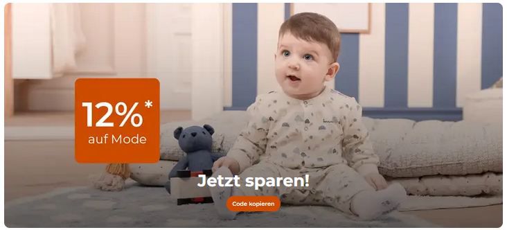👶🏼 Babymarkt: 12% Rabatt auf Mode ab 24€   Versandkostenfrei ab 30€!