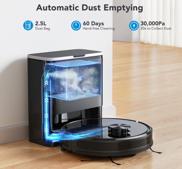🧹 Lubluelu SL60 Plus Saug  & Wischroboter mit Station für 154,69€ (statt 198€)