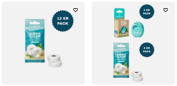 🦷 18€ Rabatt auf Happybrush Zahnpflege z.B. 12x Zahnpasta nur 9,99€ (statt 36€)