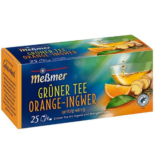 🍵 4 x 25er Pack Meßmer Grüner Tee Orange Ingwer ab 7,16€ (statt 10€)
