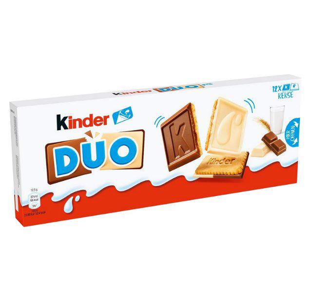 🤤 Ferrero kinder DUO Kekse aus Vollmilch- & weißer Schokolade für 2,29€ (statt 2,89€)