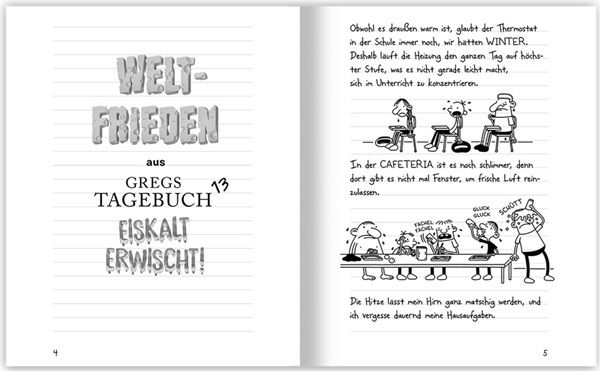 Aktuelles Spendenbuch bei McDonalds: Gregs Käse Häppchen