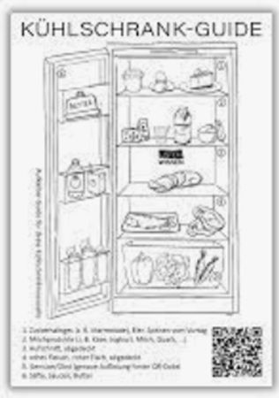 Kühlschrank Aufkleber gratis sichern