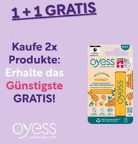 Marktguru: 1+1 OYESS-Aktion