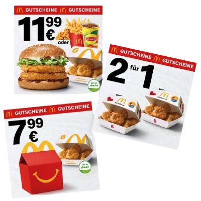 McDonalds Gutscheine September 2025 auch als PDF zum Ausdrucken