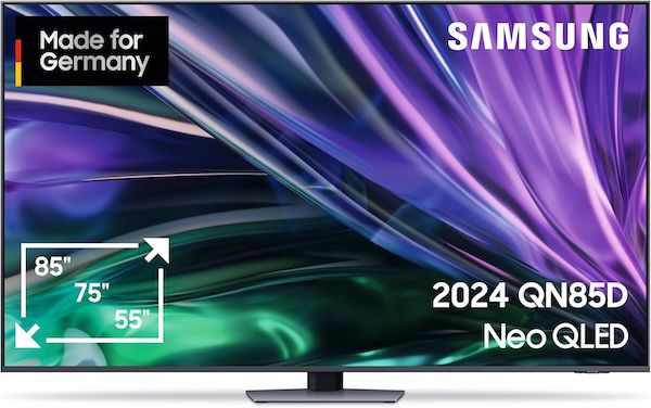 📺 Samsung GQ85QN85D 85″ 4K Neo QLED Smart TV für 1.799€ (statt 2.337€)