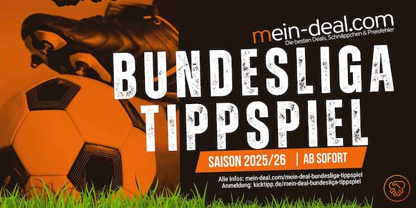 🔥 Mein Deal ⚽ Bundesliga Tippspiel Gewinnspiel (Amazon Gutscheine) 2025/26